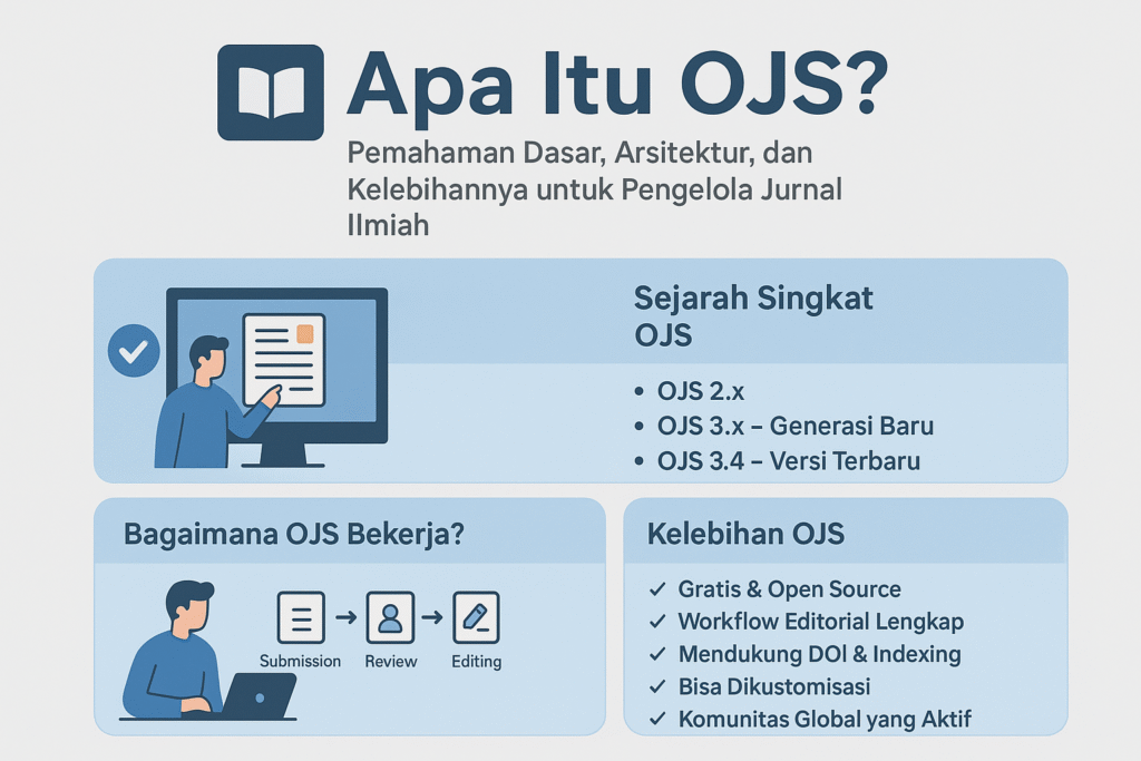 Apa Itu OJS? Pemahaman Dasar, Arsitektur, dan Kelebihannya untuk Pengelola Jurnal Ilmiah