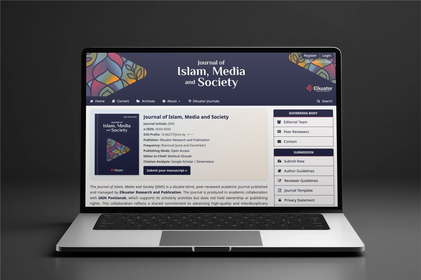 Journal of Islam, Media and Society