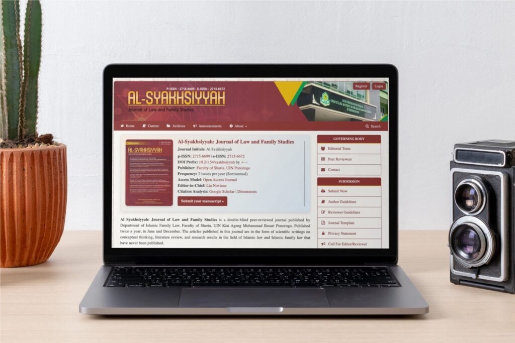 Al-Syakhsiyyah: Journal of Law and Family Studies
