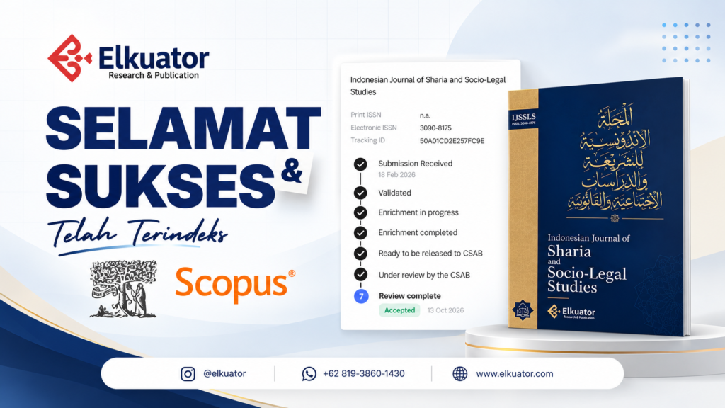 IJSSLS Accepted for Inclusion in Scopus, Marking a Historic Milestone for Elkuator Research and Publication